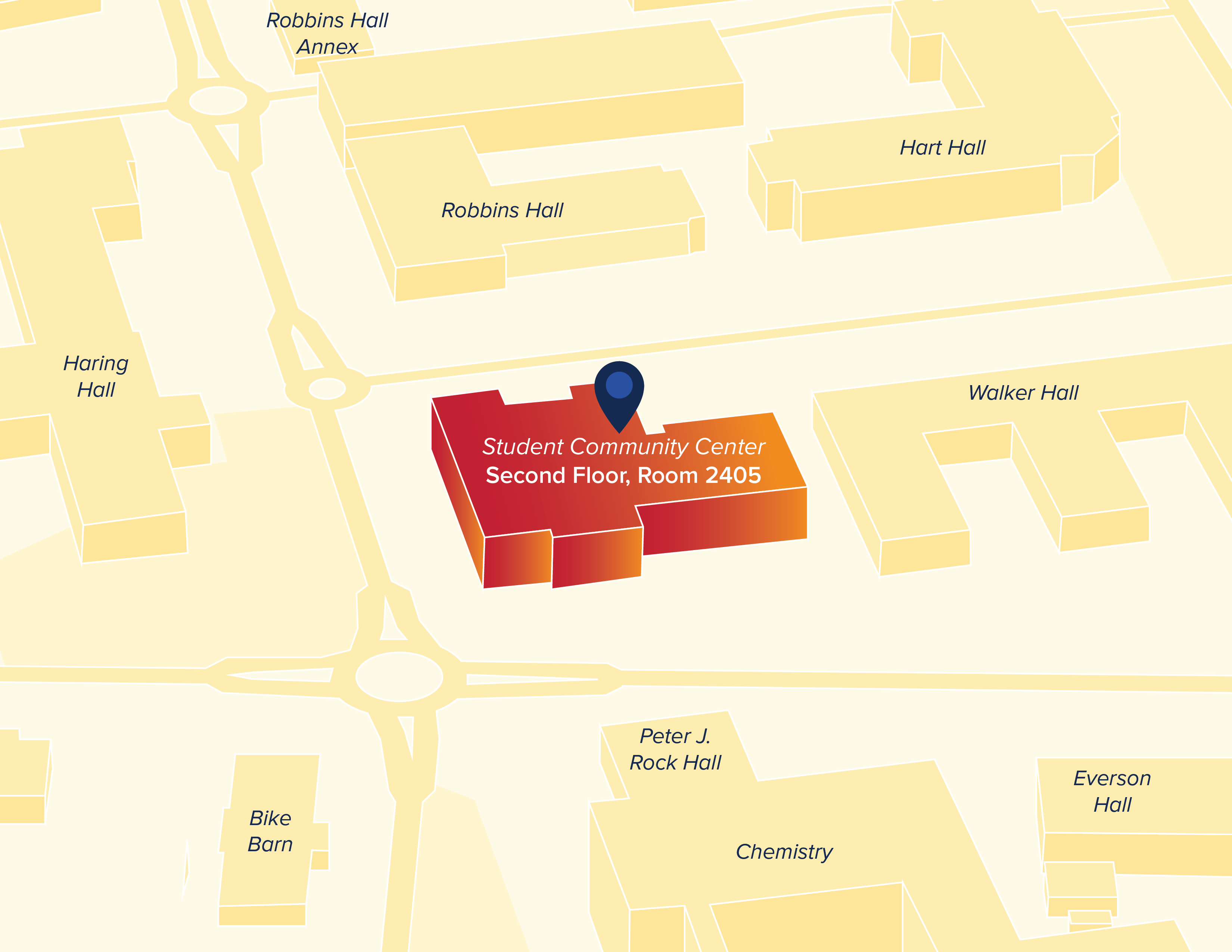 Map of SAandPI Retention Initiative at the Student Community Center