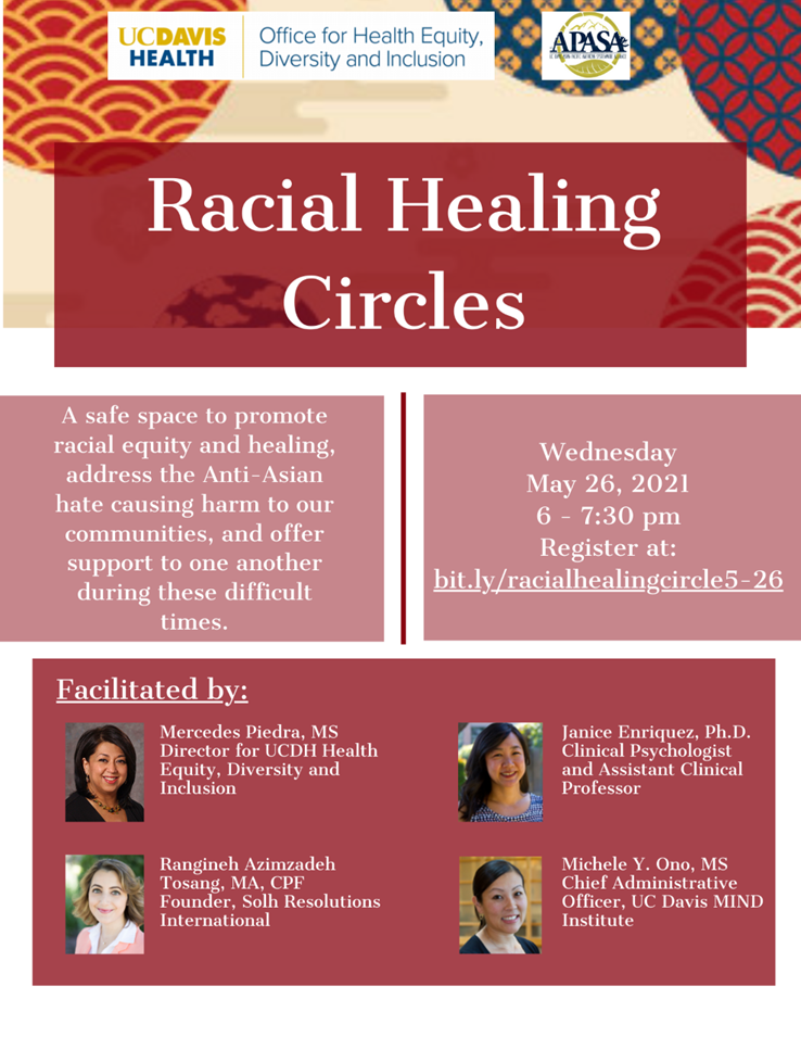 Racial Healing Circle for Asian American Pacific Islander Heritage Month