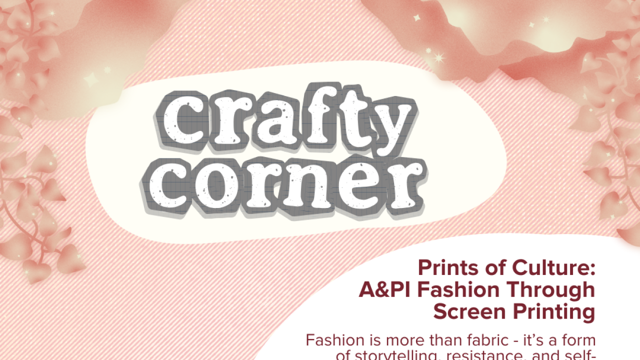 Light pink background with different shade of pink cloths with pink heart shaped leaves wrapping the corner