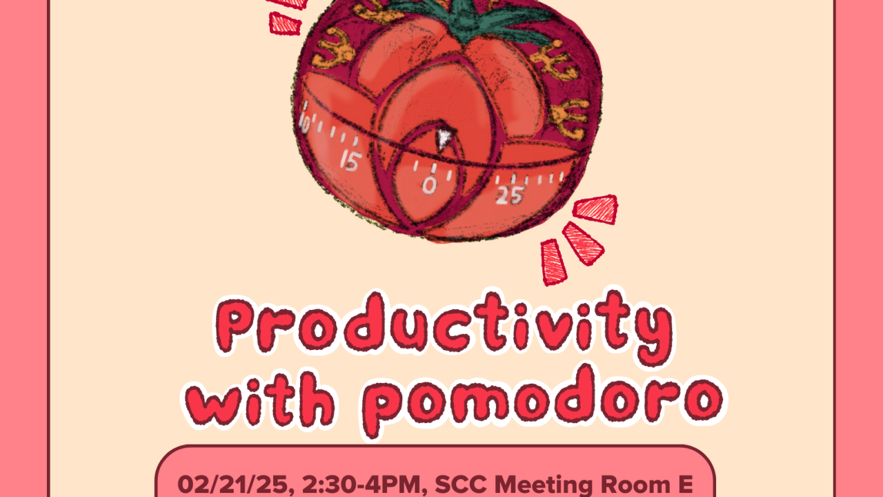 pink and pale tan flyer with a timer shaped as a tomato with the SA&PIRI logo