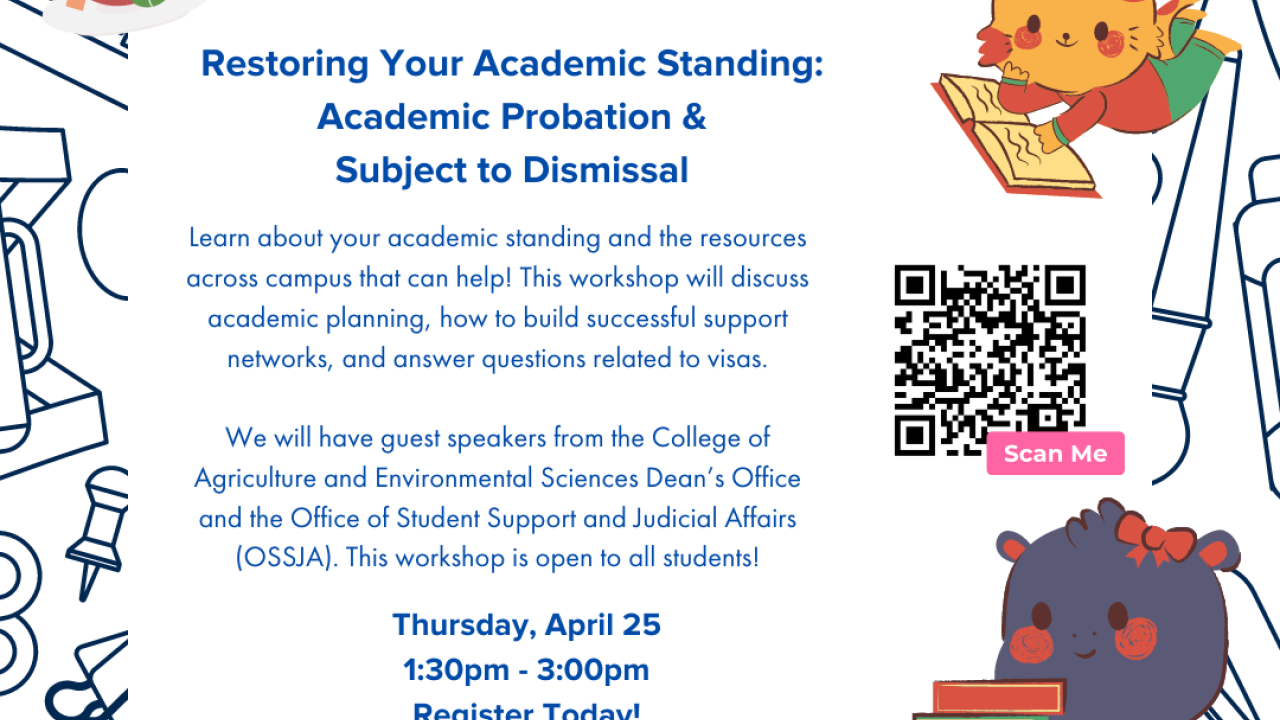 The Tea on Academic Difficulty Workshop Spring 2024